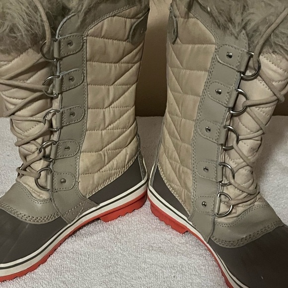 Sorel Tofino 11 Waterproof Coated Canvas Snow Boots Sz 9 - Picture 13 of 15